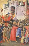 Simone Martini The Carrying of the Cross (mk05) oil painting reproduction